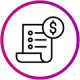 billing icon panel